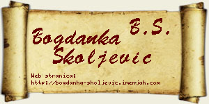 Bogdanka Školjević vizit kartica